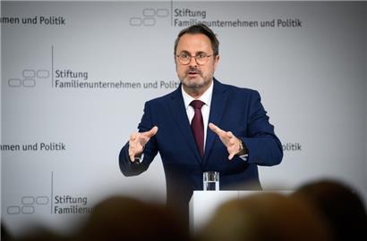 Luxemburgs Außenminister Xavier Bettel ist über das französische Wahlergebnis erleichtert
