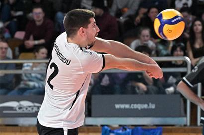 Luxemburgs Herren um Michail Constantinou sind mit einem Sieg ins Turnier gestartet
