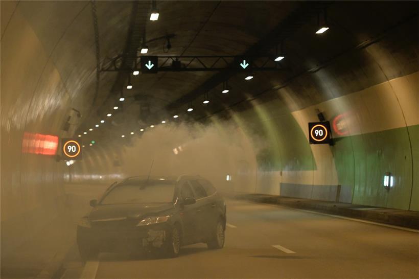 Luxemburgs Tunnel sind mit diversen Sicherheitsmaßnahmen ausgerüstet
