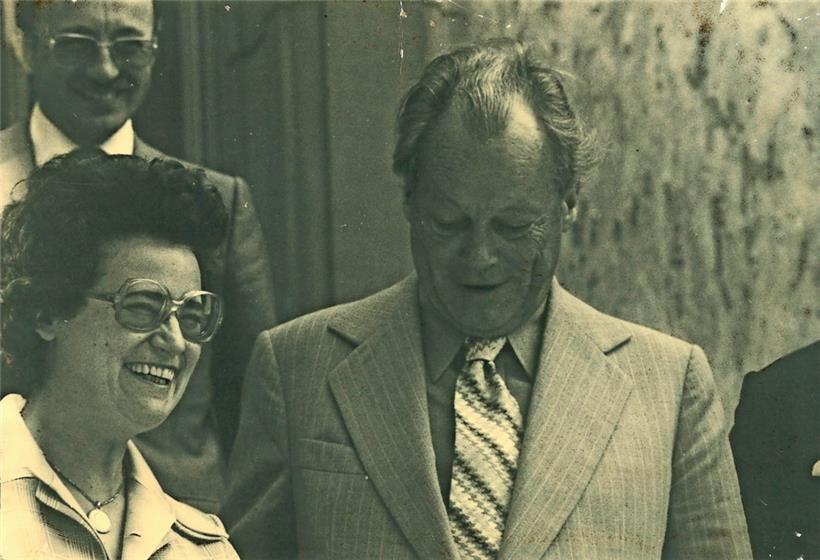 Lydie Schmit und Willy Brandt
