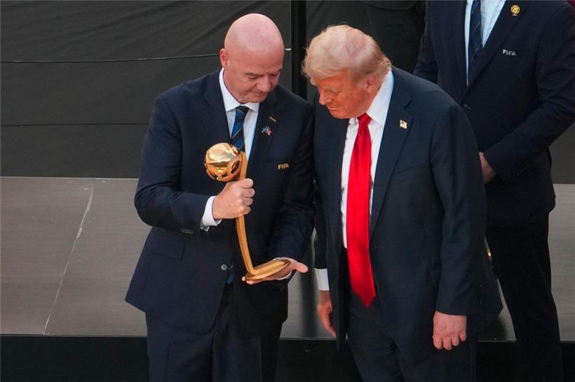 Machtmenschen unter sich: Gianni Infantino und Donald Trump
