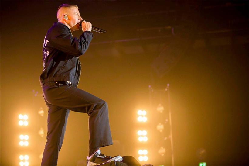 Macklemore bei einem Konzert in der Rockhal vor sieben Jahren
