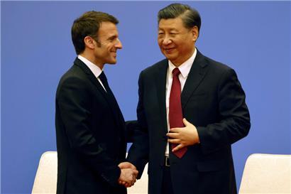 Macron Anfang April 2023 in Peking
