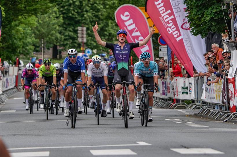 Mal wieder schnellster Mann im Sprint von Rümelingen: Seppe Van Den Boer
