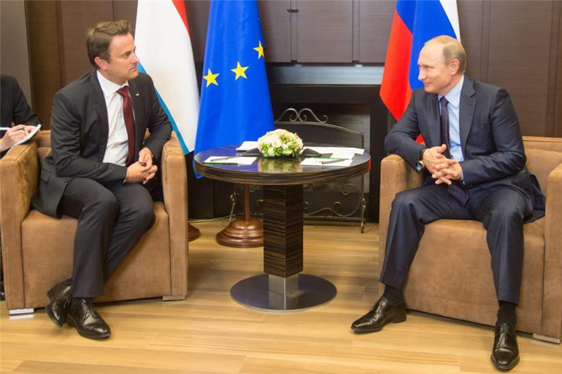 Man kennt sich: Xavier Bettel hat Wladimir Putin 2015 in Russland besucht. Jetzt haben der Premier und der Präsident zweimal innerhalb weniger Tage telefoniert.
