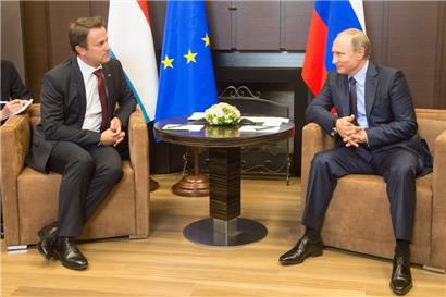 Man kennt sich: Xavier Bettel hat Wladimir Putin 2015 in Russland besucht. Jetzt haben der Premier und der Präsident zweimal innerhalb weniger Tage telefoniert.
