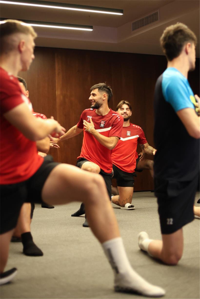 Manchmal muss spontan entschieden werden – auch beim Trainingsprogramm
