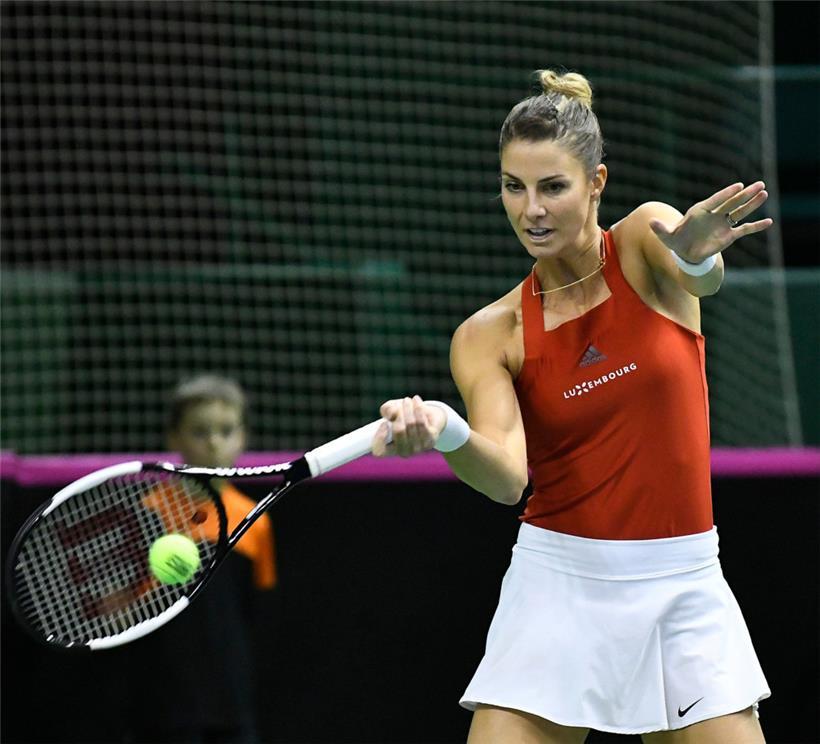 Mandy Minella ist zum 17. Mal beim Billie Jean King Cup, der früher als Fed Cup bekannt war, dabei
