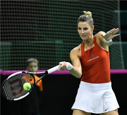 Mandy Minella ist zum 17. Mal beim Billie Jean King Cup, der früher als Fed Cup bekannt war, dabei
