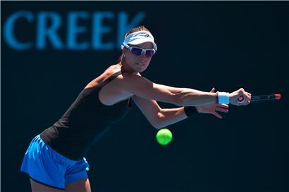 Mandy Minella konnte sich gegen Jessika Ponchet in zwei Sätzen durchsetzen
