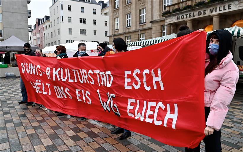 Manifestation du collectif „Save co-housing“ contre les nouvelles dispositions du volet colocation/cohabitation de la nouvelle mouture du PAG
