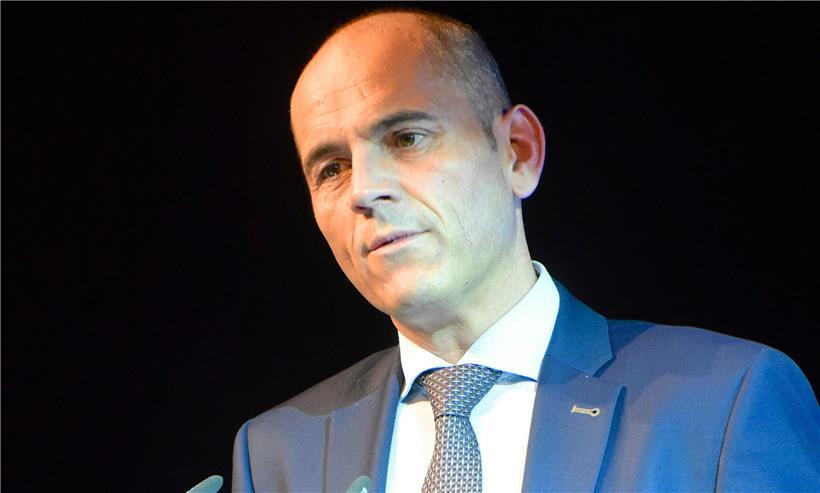 Manuel Schortgen beim „Lëtzebuerger Buchpräis“ 2017
