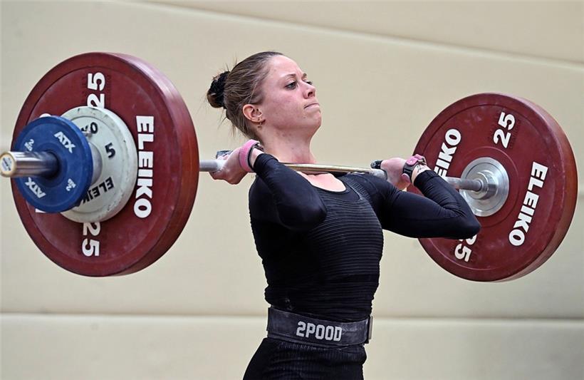 Mara Strzykala hat sich zum Aushängeschild des luxemburgischen Gewichthebens entwickelt 
