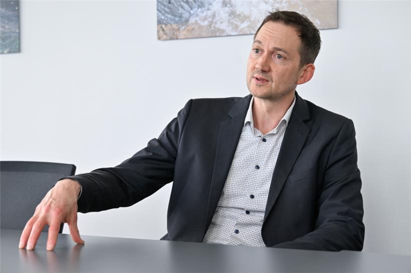 Marc Hans, Direktor des Wasserwirtschaftsamts in Belval
