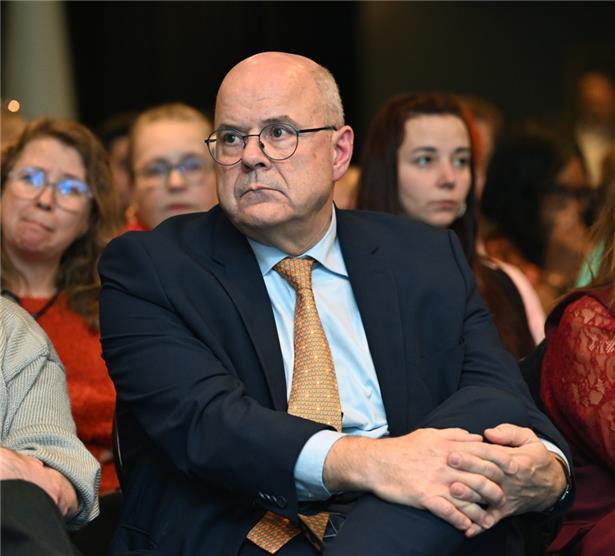 Marc Spautz, hier bei der Delegiertenversammlung der Gewerkschaftsunion OGBL und LCGB vergangene Woche
