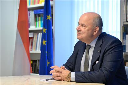 Marc Spautz im Gespräch mit dem Tageblatt vor einem Jahr – damals noch als Fraktionspräsident
