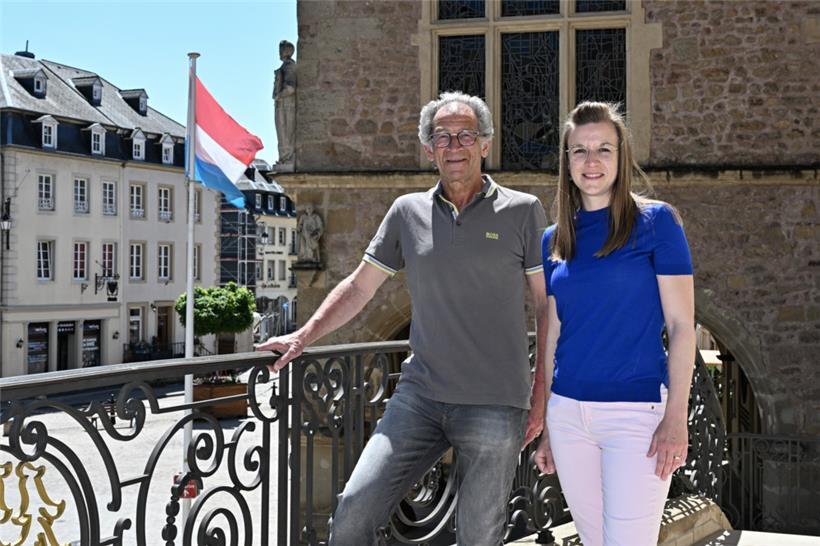 Marcel Heinen und Carole Hartmann sind zufrieden mit ihrer Arbeit in der Opposition
