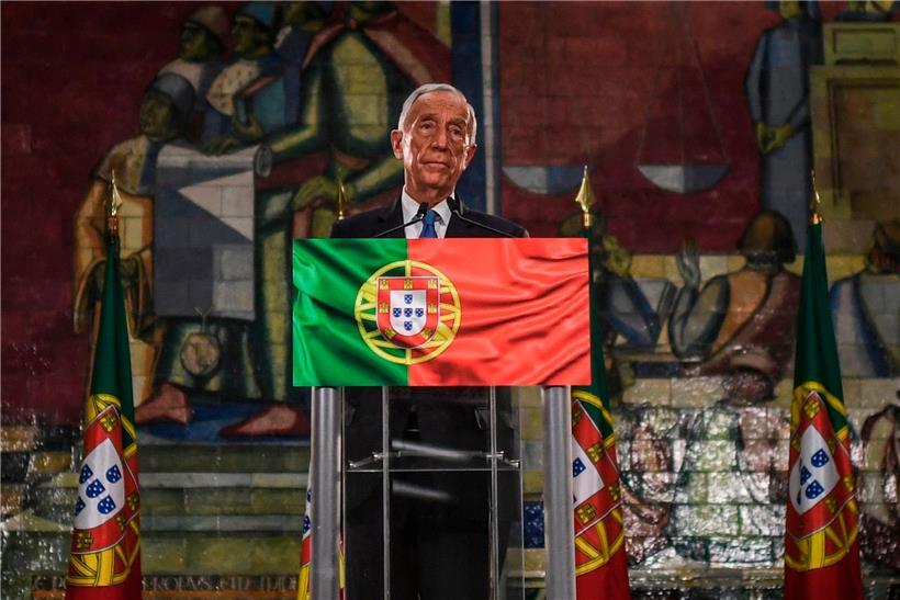 Marcelo Rebelo de Sousa (72) spricht nach seinem Wahlsieg
