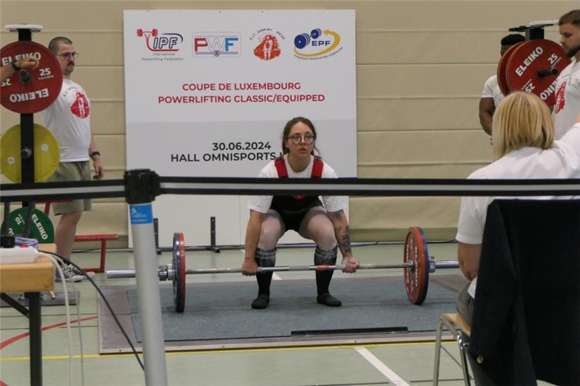 Margault Sacré erzielte bei ihrem ersten Wettkampf fast einen neuen Rekord
