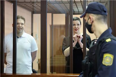 Maria Kolesnikowa ist fast ein Jahr nach ihrer Festnahme im Zuge der Proteste gegen Machthaber Alexander Lukaschenko zu elf Jahren Haft verurteilt worden. Das teilte das Gericht laut belarussischen Staatsmedien am Montag in Minsk mit.
