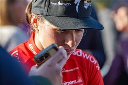 Marie Schreiber hat sich den explosiven Start zum Markenzeichen gemacht
