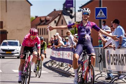 Marie Schreiber setzte sich in Mertzig im Sprint durch
