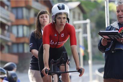 Marie Schreiber startet am Montag in das Zeitfahren der Espoirs
