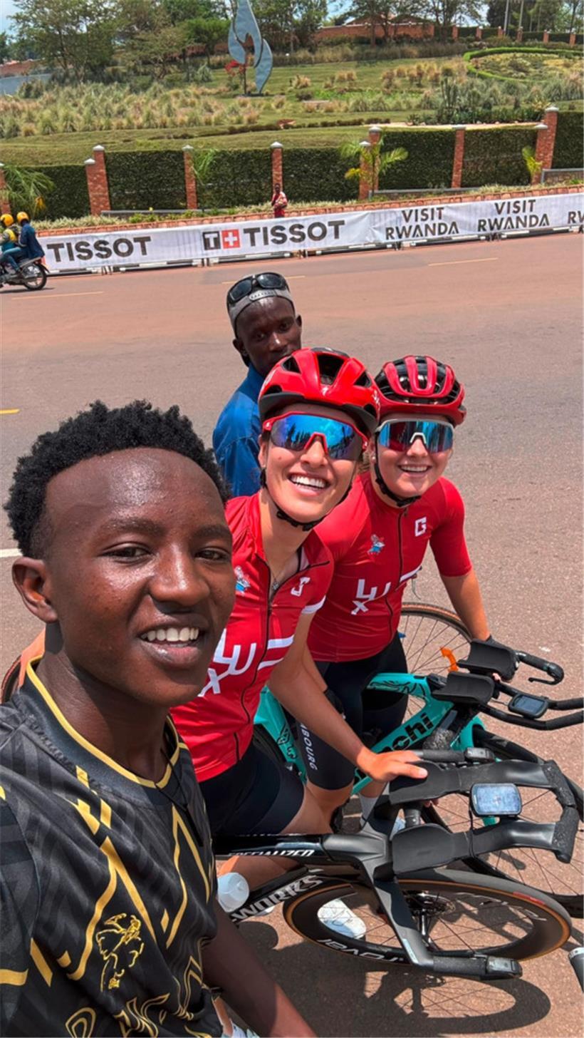 Marie Schreiber und Gwen Nothum werden bei der Rad-WM in Afrika sowohl beim Zeitfahren als auch beim Straßenrennen fahren
