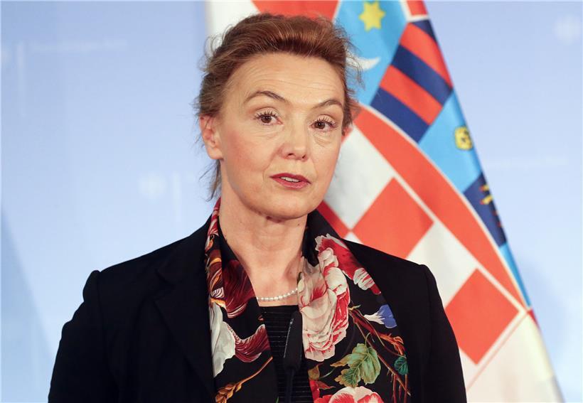 Marija Pejcinovic-Buric, kroatische Außenministerin und stellvertretende Ministerpräsidentin
