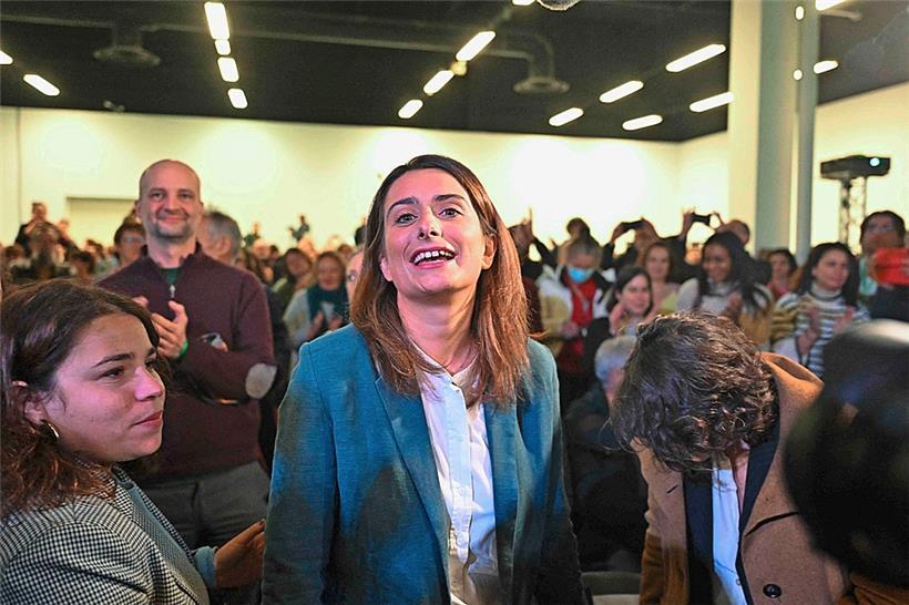 Marine Tondelier, la nouvelle présidente des Verts en France
