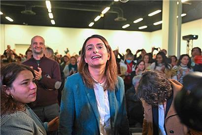 Marine Tondelier, la nouvelle présidente des Verts en France
