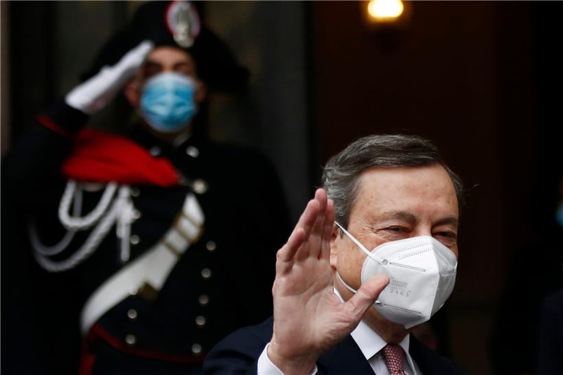 Mario Draghi kann sich der Zustimmung der beiden Kammern des italienischen Parlaments sicher sein
