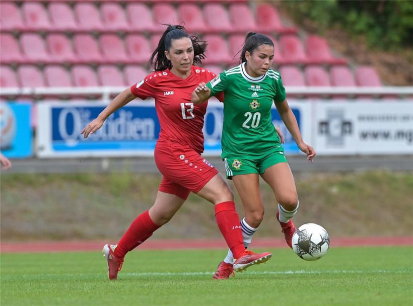 Marisa Soares (l.) und die FLF-Auswahl haben die Liga B nicht aus den Augen verloren
