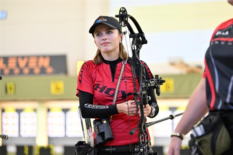 Mariya Klein-Shkolna will einen hohen Durchschnitt im Bereich der 147 Punkte erzielen
