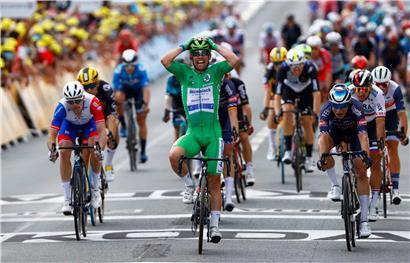 Mark Cavendish feierte am Donnerstag seinen zweiten Etappensieg bei der Tour 2021
