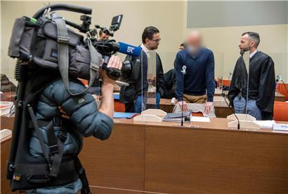 Mark S. vor der Urteilsverkündung
