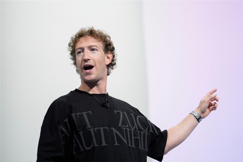 Mark Zuckerberg, Chief Executive Officer von Meta, spricht während der Meta Connect Konferenz
