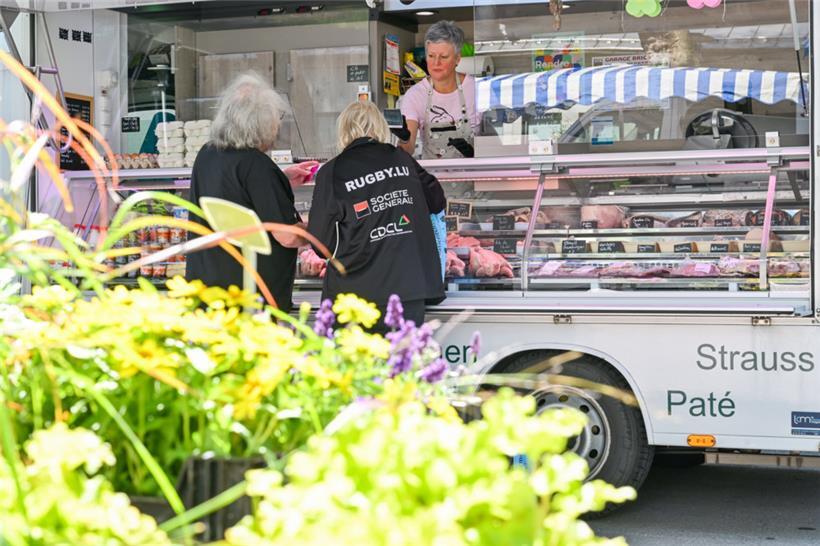 Marktatmosphäre in Bettemburg