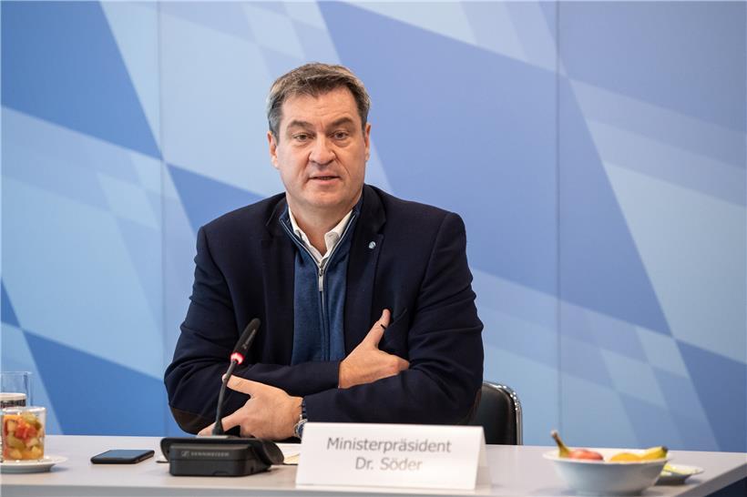 Markus Söder, möglicher Kanzlerkandidat der Unionsparteien in Deutschland, wird in jeder Rechnung über den CDU-Parteivorsitz mit einbezogen
