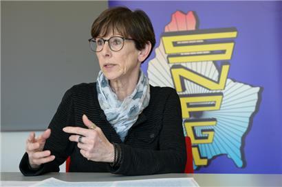 Marlène Negrini hatte den Posten der Gewerkschaftspräsidentin im August 2023 übernommen
