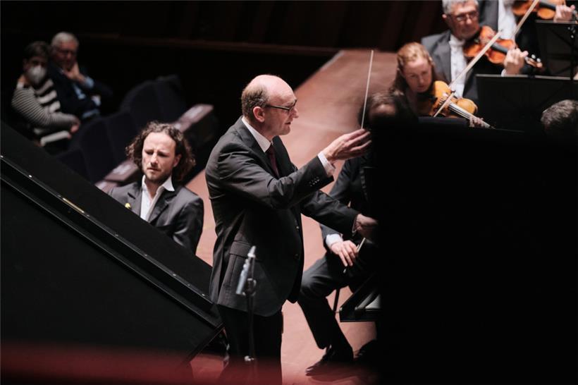 Martin Helmchen (l.) und Andrew Manze
