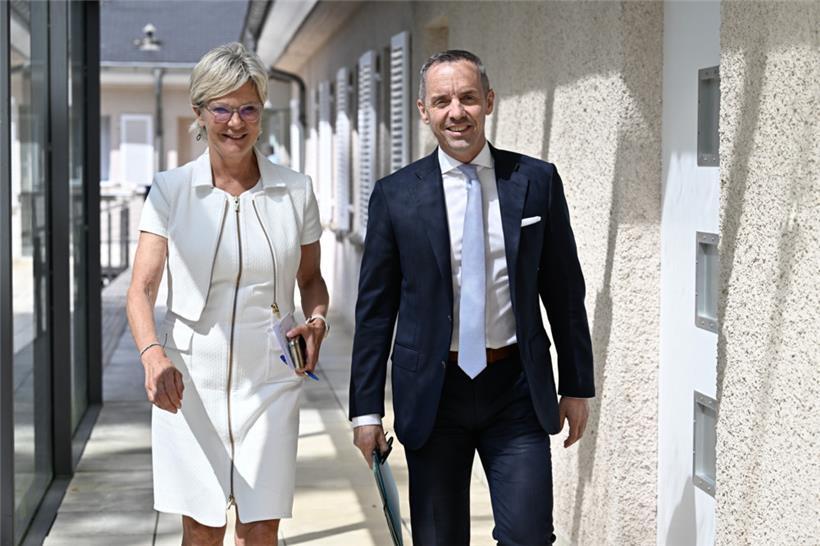 Martine Hansen und Georges Mischo
