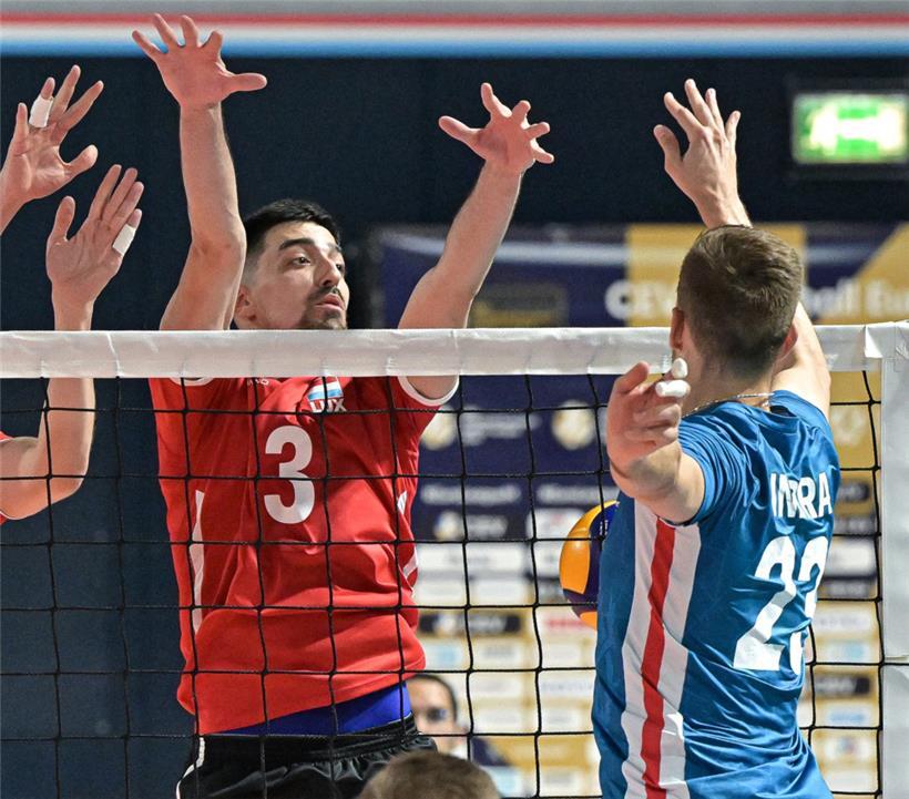 Mateja Gajin (Nummer 3) war gegen die Färöer Inseln der beste Scorer
