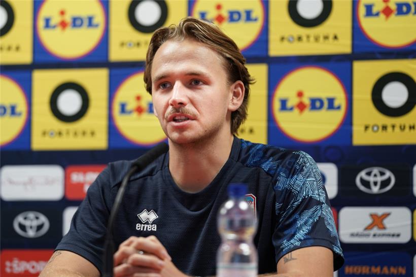 Mathias Olesen blickt zuversichtlich auf das Duell am Montag
