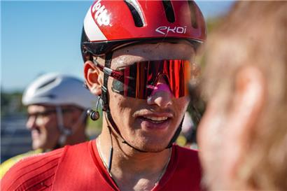 Mathieu Kockelmann fuhr auf der letzten Etappe der Tour of Holland auf Platz 13
