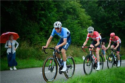 Mathieu Kockelmann (in Blau) verpasste die Top Ten in Belgien als Elfter knapp
