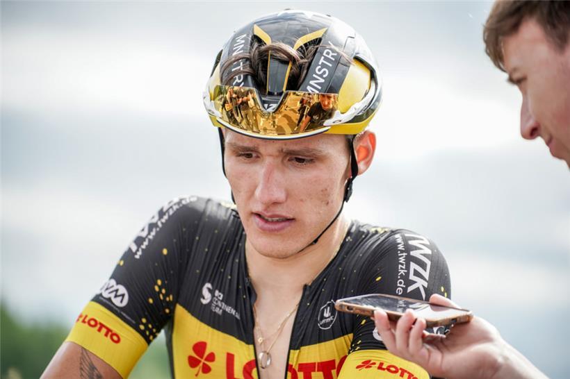 Mathieu Kockelmann konnte im Sprint der Verfolgergruppe mit seiner Endschnelligkeit überzeugen
