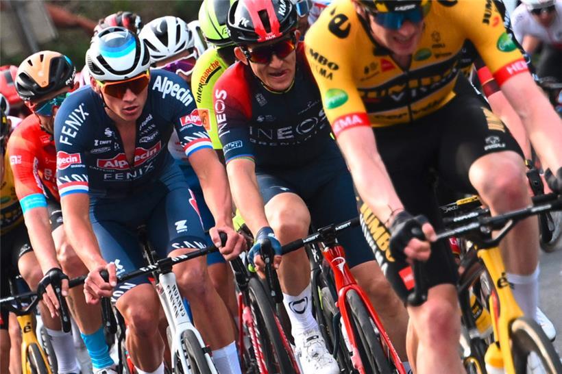 Mathieu Van der Poel (Alpecin-Fenix) ist der Gejagte bei der Flandern-Rundfahrt
