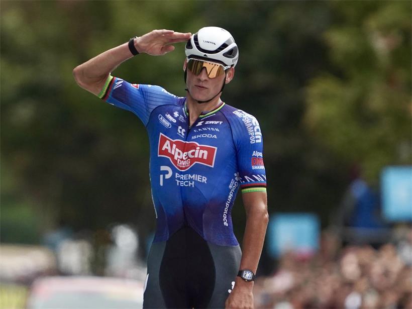 Mathieu van der Poel zeigte am Sonntag eine beeindruckende Leistung