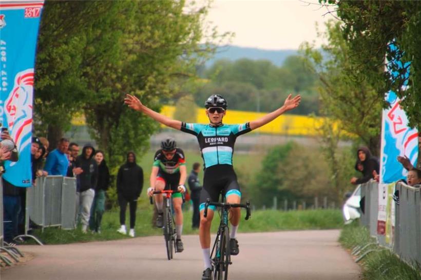 Mats Wenzel durfte in Schengen jubeln 
